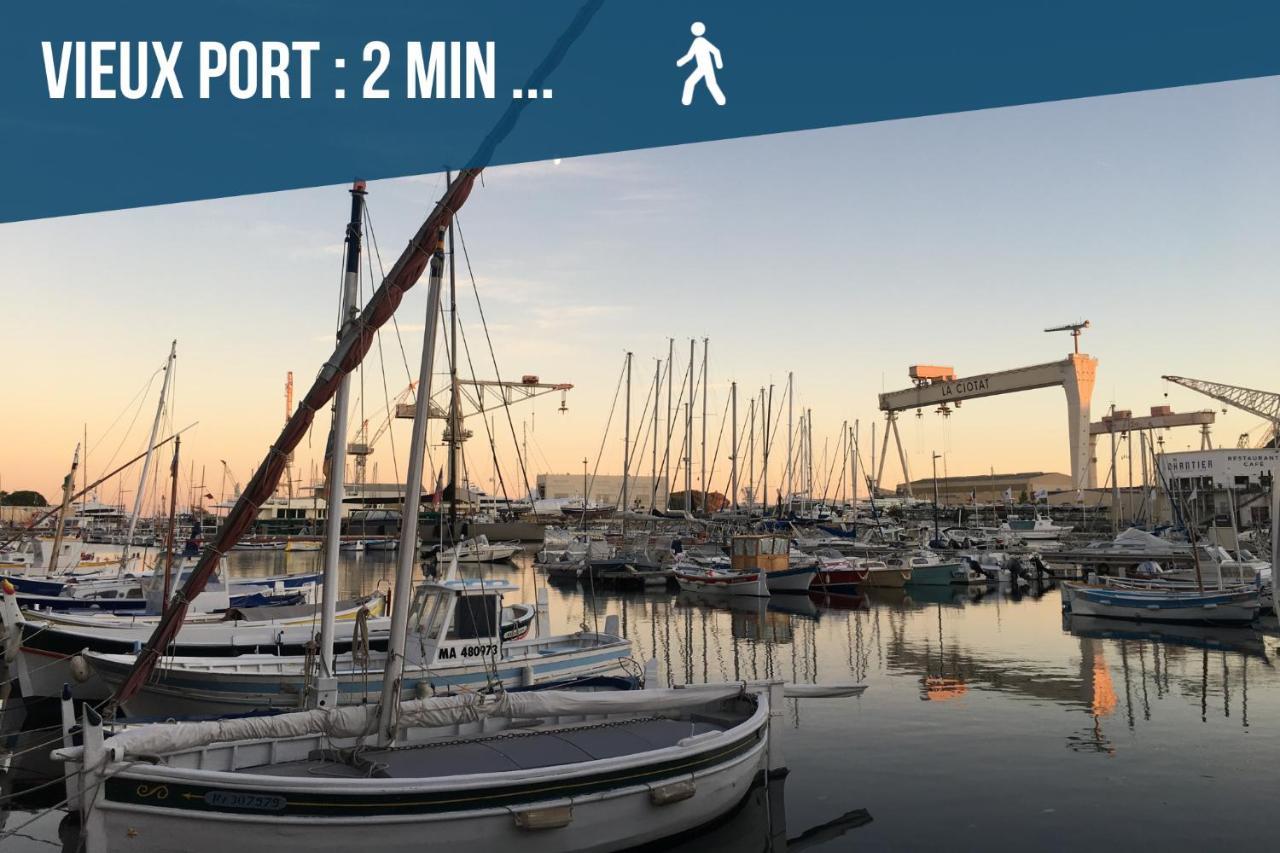 Vanille Climatise Port Et Plages A Pieds By Laconciergtie13 Ла Сиота Екстериор снимка